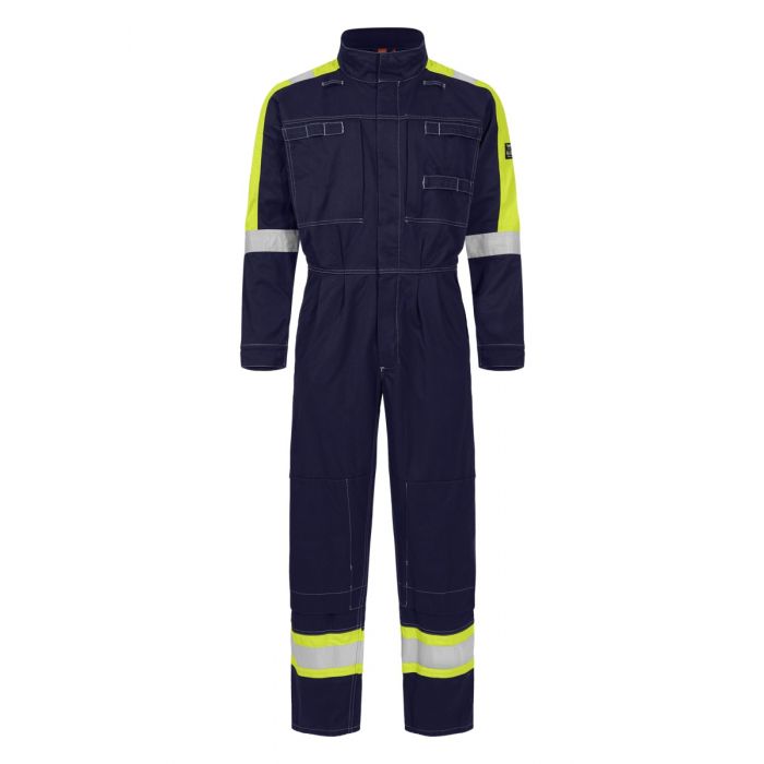 Tranemo 57168894 Flammehemmende kjeledress, gul/marine, 1 stk., STN-57168894