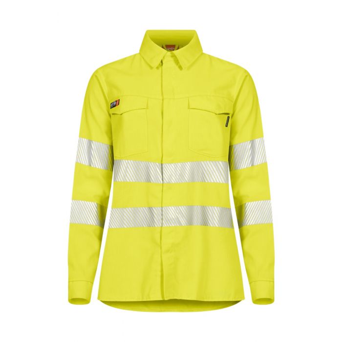 Tranemo Hi-Vis Dameskjorte, Gul, 1 stykke, STN-509391, STN-509391