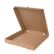 Grønn boks DFC08560 Biobaserte 35 cm pizzaesker, brune, 50 stykker