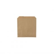 Grønn boks DRE02 biologisk nedbrytbare flate papirposer, brune, 1000 stykker