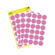Avery Color Coding Dots, Permanent, Pink, Dia 18, Model 3117