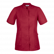 Smila Workwear Aila bluse for kvinner, mørk rød, 1 stk