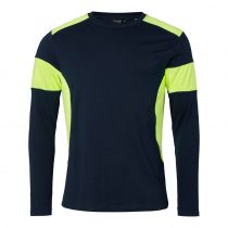 Top Swede 212 T-skjorte, marine/fluoresant gul, 1 stk