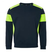 Top Swede 221 Svette, Navy/Fluoresant Yellow, 1 Stk