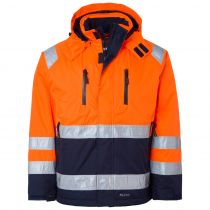 Top Swede 122 Langermet Jakke Fluorescerende Oransje/Navy, 1 stk