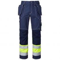 Top Swede 2515 Håndverksbukser Navy/Fluorescerende Gul, 1 stk. ,SBG-2515-21