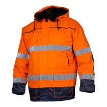 Top Swede 6216 Parka, Fluoresant Orange/Navy, 1 stk ,SBG-6216-22