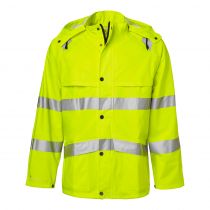 Top Swede 9394 Rain Hi-Vis-jakke, Fluoresant Yellow, 1 stk.