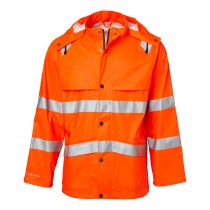 Top Swede 9394 Rain Hi-Vis-jakke, Fluoresant Orange, 1 stk. ,SBG-9394-20