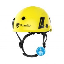 Guardio Armet Volt Fluorescerende sikkerhetshjelm, flammende gul, 1 stk