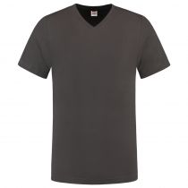 Tricorp Casual Fitted V-Neck T-skjorte 101005, Mørkegrå, 1 Stykke, SUT-101005Darkgrey