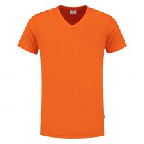 Tricorp Casual T-skjorte med V-hals 101005, oransje, 1 stk.