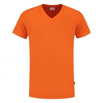 Tricorp Casual Fitted V-Neck T-skjorte 101005, Oransje, 1 Stykke, SUT-101005Orange