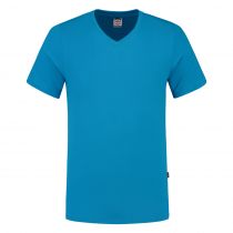Tricorp Casual T-skjorte med V-hals 101005, turkis, 1 stk.