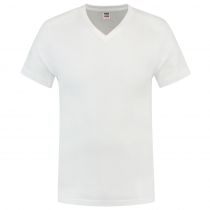 Tricorp Casual Fitted V-Neck T-skjorte 101005, Hvit, 1 Stykke, SUT-101005White