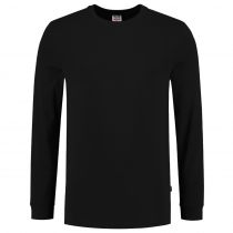 Tricorp Casual Langermet T-skjorte Vaskbar, Midnight Black, 1 stk