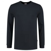 Tricorp Casual Langermet T-Skjorte Vaskbar 60 °C 101015, Marineblå, 1 Stykke, SUT-101015Navy