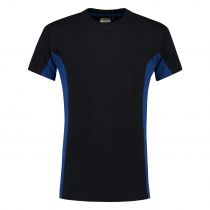 Tricorp Workwear Tofarget T-skjorte med brystlomme 102002, marine/kongeblå, 1 stk.