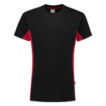 Tricorp Workwear Bi-Color T-skjorte 102004, svart/rød, 1 stk.