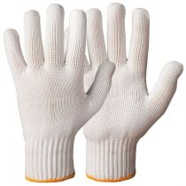 Granberg Maskinstrikkede hansker, hvite, 12 par, SGR-110-0356