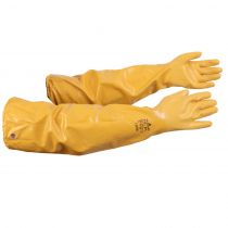 Showa 772 Nitril lange kjemikaliebestandige hansker, gule, 1 par