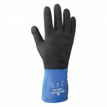 Showa CHM neopren kjemikaliebestandige hansker, svart/blå, 1 par