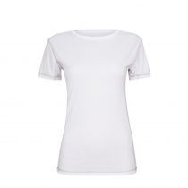 Tracker 1202 Dame Cool Dry T-skjorte, hvit, 1 stk