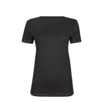 Tracker 1202 Dame Cool Dry T-skjorte, svart, 1 stk