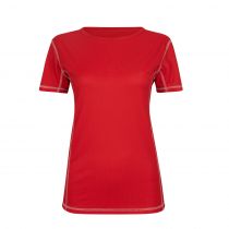 Tracker 1202 Dame Cool Dry T-skjorte, rød, 1 stk