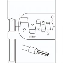 Gedore Blue Line, 8140-06, modulinnsats for endehylser, 1 stk.