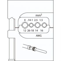 Gedore Blue Line, 8140-18, modulinnsats for tunge koblinger, 1 stk., SGD-1830732