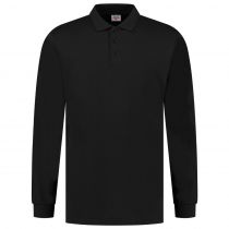 Tricorp Casual Poloshirt Jersey Langermet 201019, Svart, 1 Stykke, SUT-201019Black