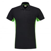 Tricorp Workwear Bi-Color Polo Med Brystlomme 202002, Marineblå/Lime, 1 Stykke, SUT-202002NavyLime