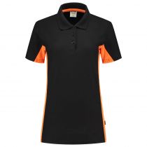 Tricorp Workwear Women Bi-Color Polo 202003, svart/oransje, 1 stk.