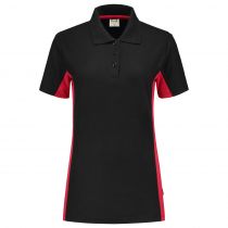 Tricorp Workwear Women Bi-Color Polo 202003, svart/rød, 1 stk.