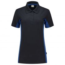 Tricorp Workwear Kvinner Bi-Color Polo 202003, Marineblå/Kongeblå, 1 Stykke, SUT-202003NavyRoyalblue