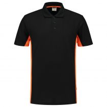 Tricorp Workwear Bi-Color Polo 202004, Svart/Oransje, 1 Stykke, SUT-202004BlackOrange