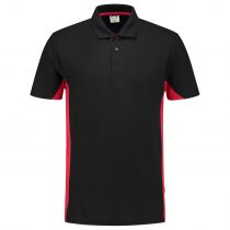 Tricorp Workwear Bi-Color Polo 202004, Svart/Rød, 1 Stykke, SUT-202004BlackRed