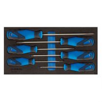 Gedore Blue Line, 1500 CT1-2150 PZ, 6-stk Check-Tool-innsats med sortiment, 1 sett