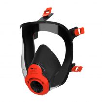 Productos Climax Full Face Mask 741, Svart/Rød, 1 stk