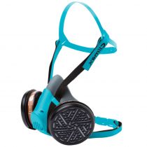 Productos Climax 800 Halvmaske med A1-filter, blå/svart, 1 stk