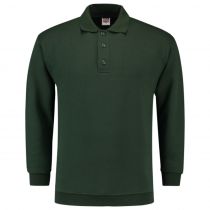 Tricorp Casual Polo-Neck Genser Med Hem 301005, Flaskegrønn, 1 Stykke, SUT-301005Bottlegreen