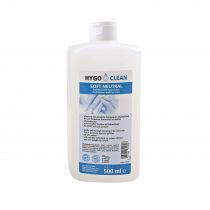 Hygo Clean Soft nøytral flytende håndsåpe, gjennomsiktig, 12 x 0,5 L