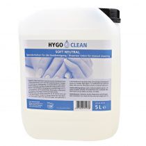 Hygo Clean Soft nøytral flytende håndsåpe, gjennomsiktig, 1 x 5 L, SFM-31573