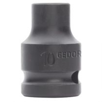 Gedore Red Line, R63001006, slagsokkel 1/2 tomme, sekskantstørrelse 10 mm, 38 mm, 1 stk., SGD-3300525