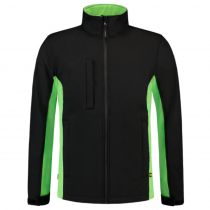 Tricorp Workwear Bi-Color Softshell 402002, Svart/Lime, 1 Stykke, SUT-402002BlackLime