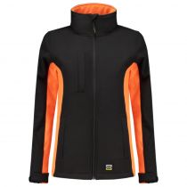 Tricorp Workwear Women Bi-Color Softshell 402008, svart/oransje, 1 stk.