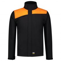 Tricorp Workwear Softshell Bicolor Kontrasterende Sømmer 402021, Svart/Oransje, 1 Stykke, SUT-402021BlackOrange