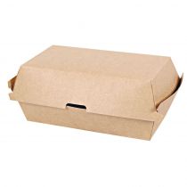 Nature Star Kraft Papir Lengde 20,7 cm Club Sandwich Box, brun, 200 stykker