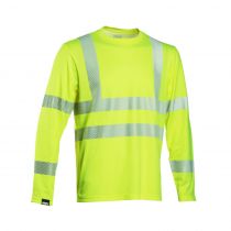 Dimex 4248+ Langermet sikkerhets-T-skjorte, gul, 1 stk